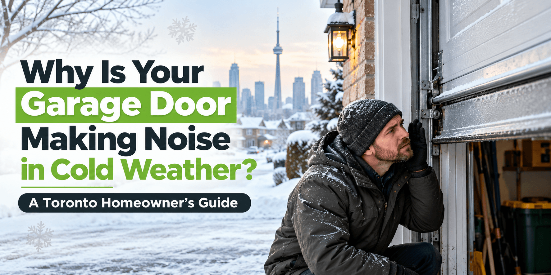 Garage Door Making Noise in Cold Weather